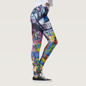 Leggings Art de steet de graffiti (Droite)