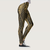 Leggings Art Déco Black Gold Elegance (Droite)