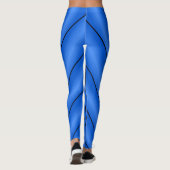 Leggings Art déco bleu (Dos)