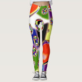 Leggings Art des couleurs primaires (Devant)