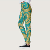 Leggings Art Design Pièce de pieuvre (Gauche)