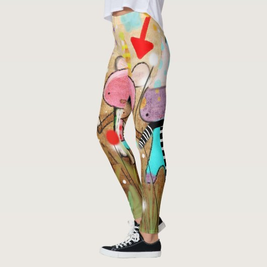 Leggings art doodle (Gauche)
