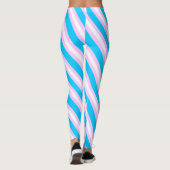 Leggings Art du drapeau trans (Dos)