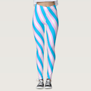 Leggings Art du drapeau trans