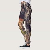 Leggings Art du guana orange (Gauche)