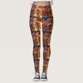 Leggings Art du sud-ouest Kokopelli (Devant)
