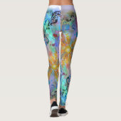 Leggings Art en nature, faite main (Dos)