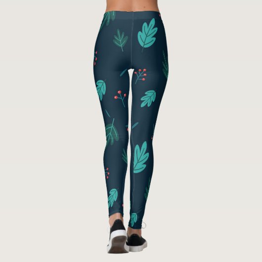 Leggings Art feuille (Dos)