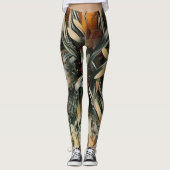 Leggings Art Fleurs (Devant)