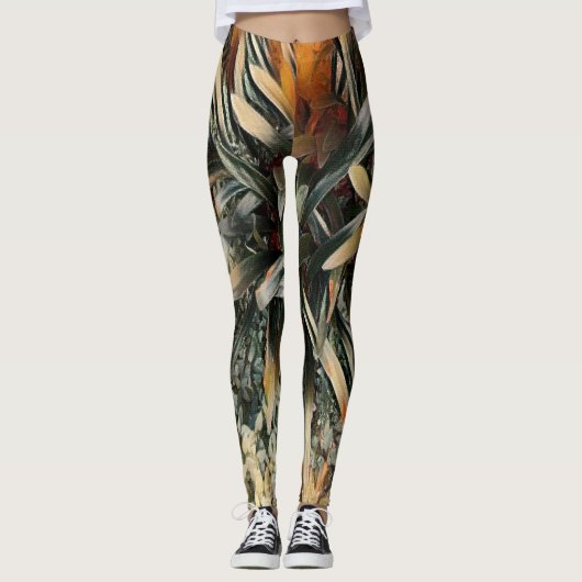 Leggings Art Fleurs (Devant)
