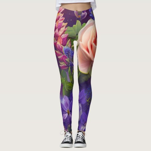 Leggings Art Floral (Devant)
