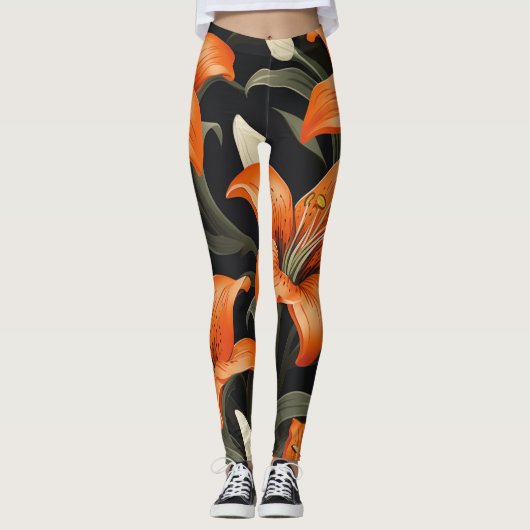 LEGGINGS ART FLORAL #1 (Devant)