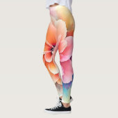 Leggings Art floral dévoilé (Gauche)