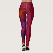 Leggings Art Fractal Coloré (Dos)