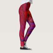 Leggings Art Fractal Coloré (Droite)