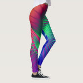 Leggings Art fractal - SPIRALE DE PUISSANCE EXPLOSIVE (Droite)