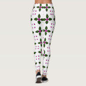 Leggings Art Gemstone, Vert Violet (Dos)