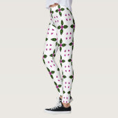Leggings Art Gemstone, Vert Violet (Gauche)
