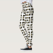 Leggings Art géométrique diamant (Gauche)