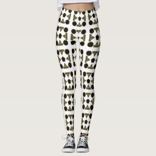 Leggings Art géométrique diamant