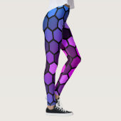 Leggings Art géométrique hexagonal simple et moderne (Droite)