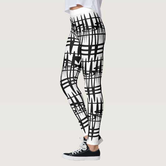 Leggings art géométrique moderne Abstrait (Gauche)