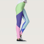 Leggings art géométrique multicolore (Droite)