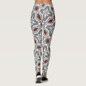 Leggings Art graphique géométrique (Dos)