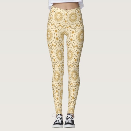 Leggings Art Graphique sympa Sunshine (Devant)