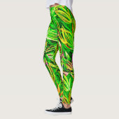 Leggings Art Jardin feuille texturé (Gauche)