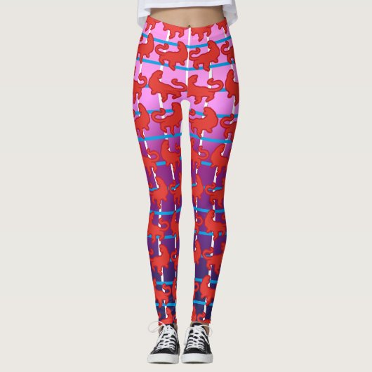 Leggings Art Lover Cute Tiger (Devant)