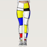 Leggings Art Mondrian coloré Motif élégant<br><div class="desc">Colorful Mondrian Art Stylish Leggings Motifs.Pieter Cornelis "Piet" Mondriaan,  après 1906 Mondrian,  était un peintre hollandais. Mondrian a contribué au mouvement artistique De Stijl.</div>