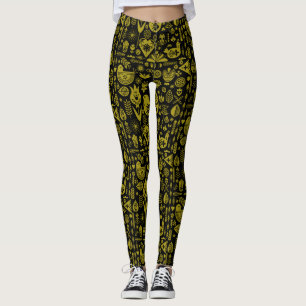 Leggings Art Motif nordique scandinave