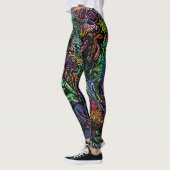 Leggings Art mur (Gauche)