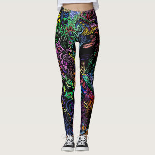 Leggings Art mur