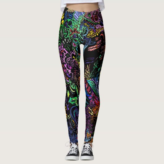 Leggings Art mur (Devant)
