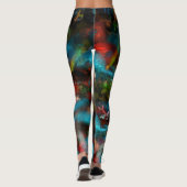 Leggings Art nouveau Abstrait (Dos)