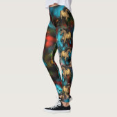 Leggings Art nouveau Abstrait (Gauche)