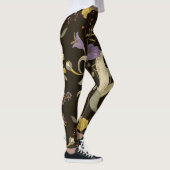 Leggings Art Nouveau Floral : Motif Vintage (Droite)