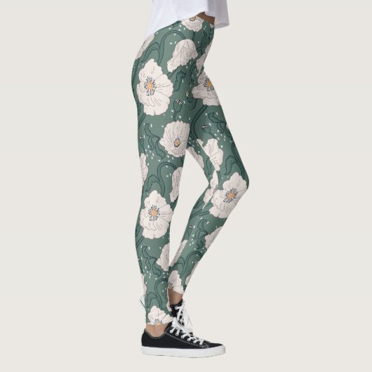 Leggings Art Nouveau William-Morris Pattern (Droite)