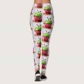 Leggings Art numérique Apple (Dos)