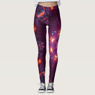 Leggings Art numérique Astral Abstrait