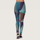 Leggings art numérique d'art fractal Abstrait (Dos)