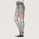 Leggings Art numérique d'inspiration Art nouveau et Perse (Gauche)