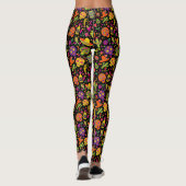 Leggings Art of Mexico Day of Dead Sugar Skulls (Dos)