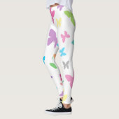 Leggings Art papillon coloré (Gauche)