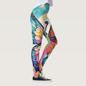 Leggings Art papillon floral (Droite)