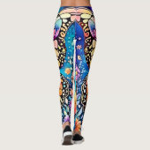 Leggings Art papillon vibrant (Dos)