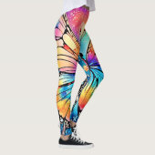 Leggings Art papillon vibrant (Droite)