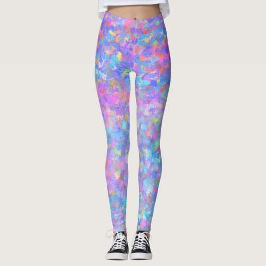Leggings Art point multicolore (Devant)